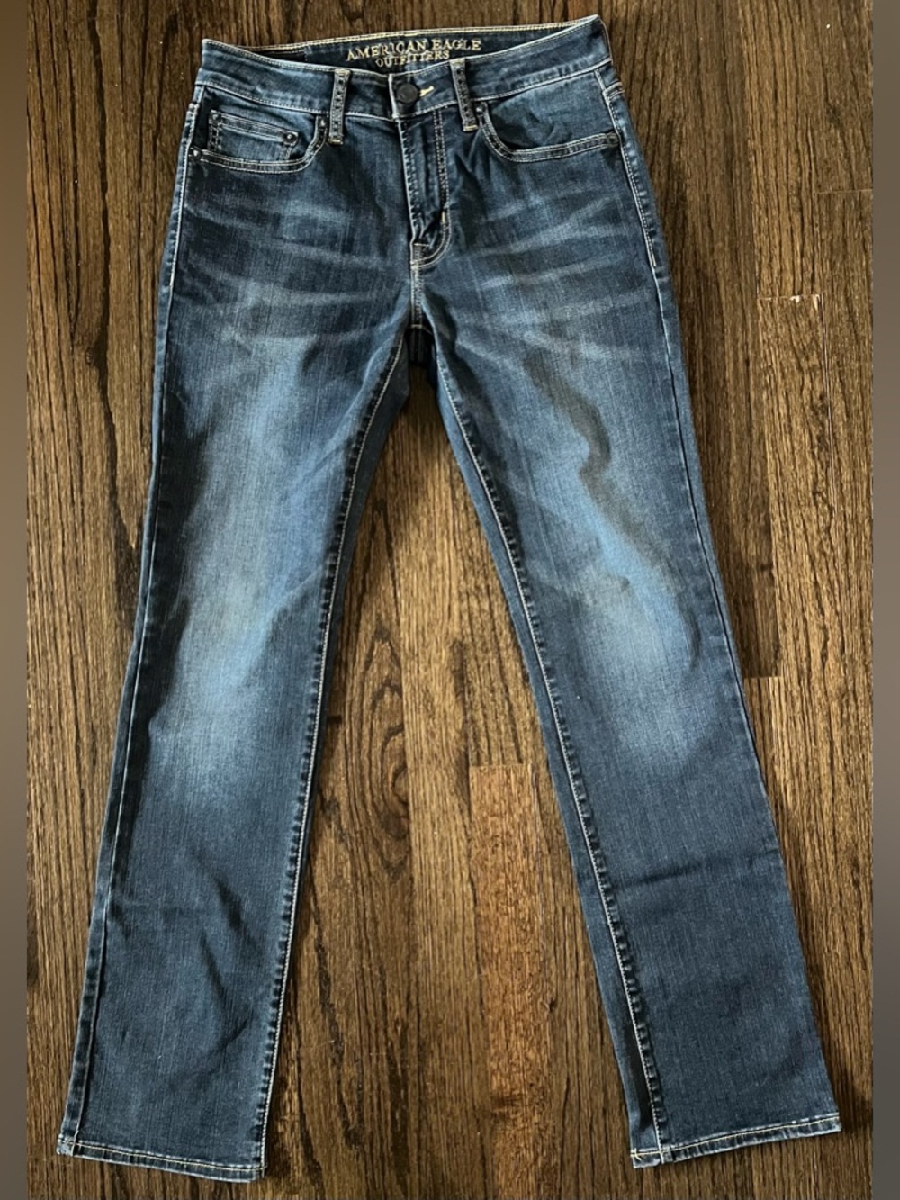 American Eagle Outfitters Slim Men's Jeans - Medium Blue Wash